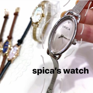 珍しい楕円のお時計‼︎ 【spica】
